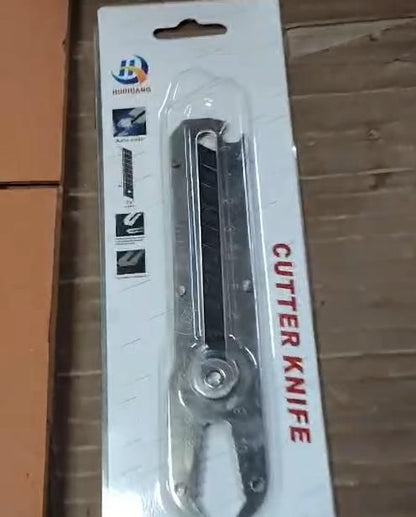 6 in 1 Stainless Steel Utility Knife for Camping