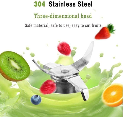 Portable Electric 6-Blade USB Juice Maker (380 ml)
