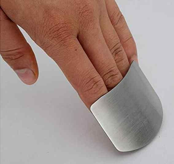 Stainless Steel Finger Protector Hand Guard (Pack of 4)