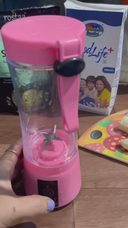 Portable Electric 6-Blade USB Juice Maker (380 ml)